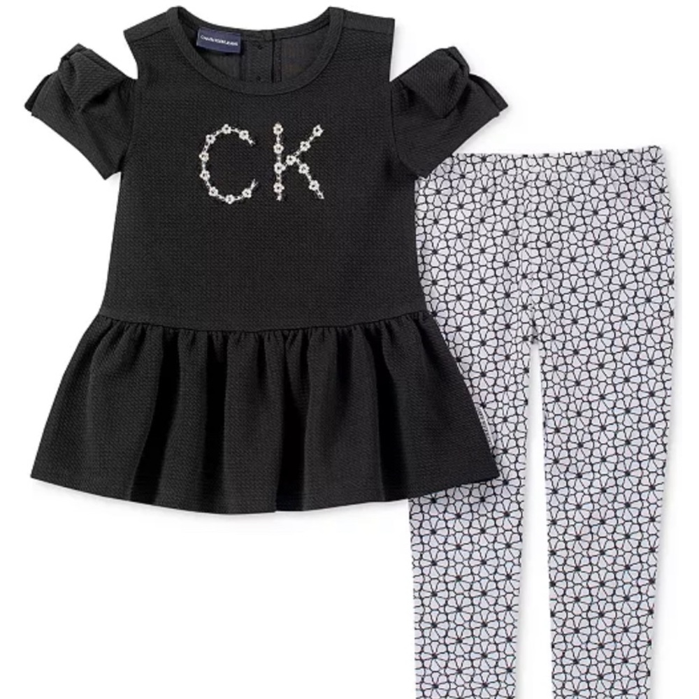 Calvin Klein Toddler Cold Shoulder Set